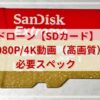 SanDisk SDカードアイキャッチ画像